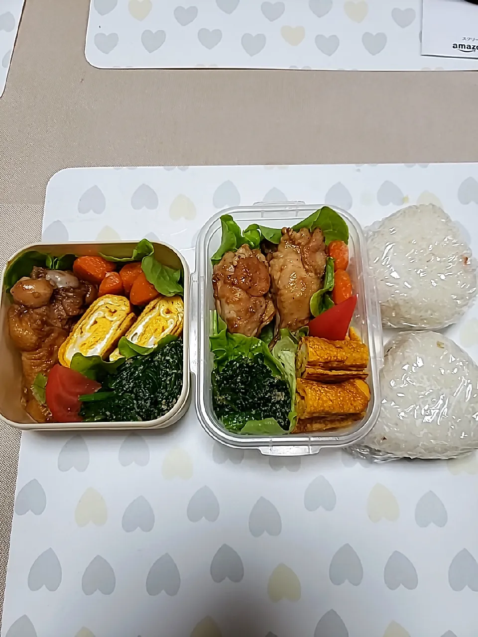 Snapdishの料理写真:今日のお弁当　大学生娘ちゃん(*^^*)|sakuhimaさん