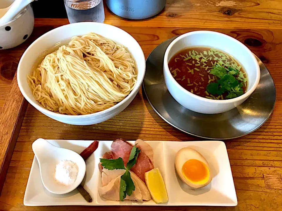 ✨漢の丸鶏つけ麺🍜✨|中さんさん