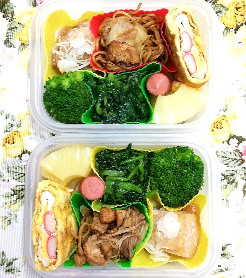 Snapdishの料理写真:5月6日お弁当は4食分|PUIPUIさん