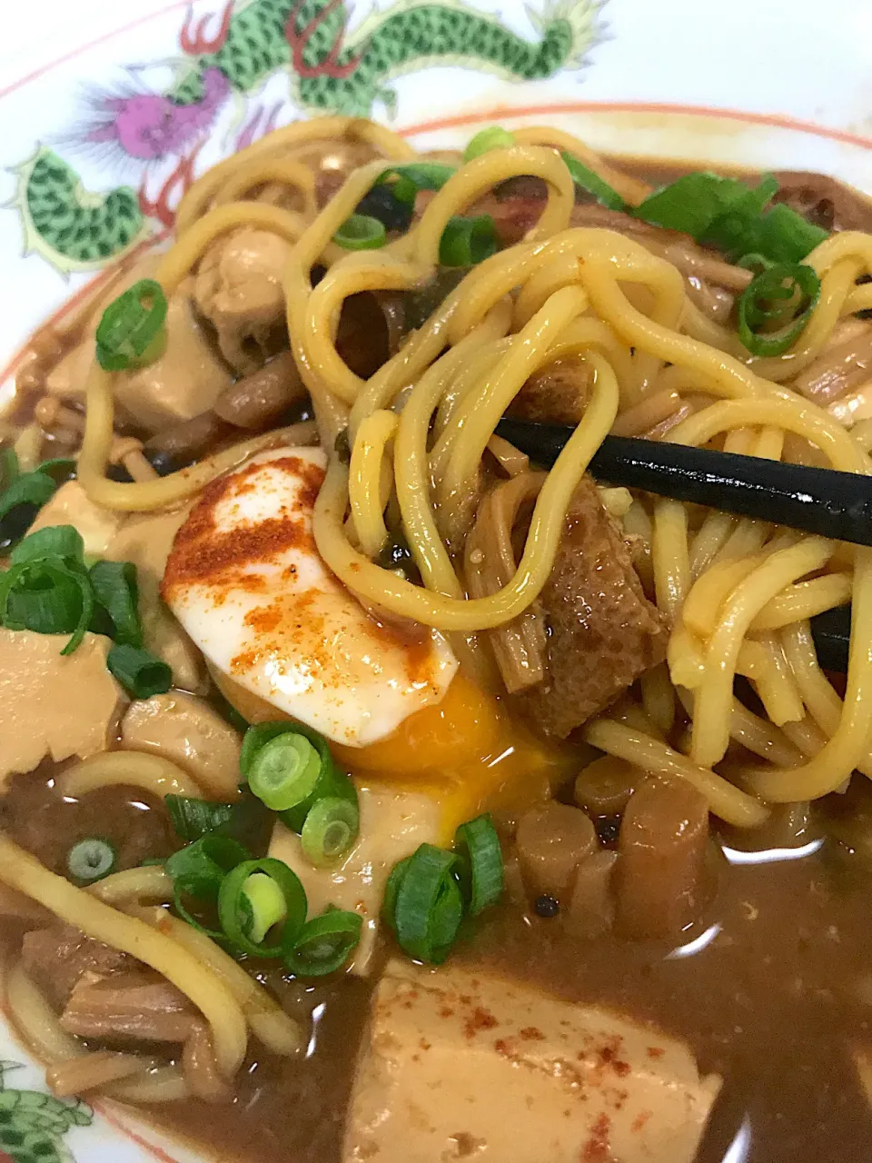 焼きそばの麺＋味噌汁＋卵とネギ＝ウマヒ♫‼️wwwww2‼️|Yoshihiro Andoさん