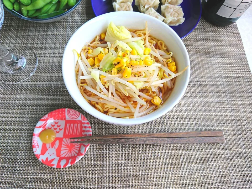 今日の夕食 マルちゃん正麺醤油🍜😋|pinknari🐰🌈さん