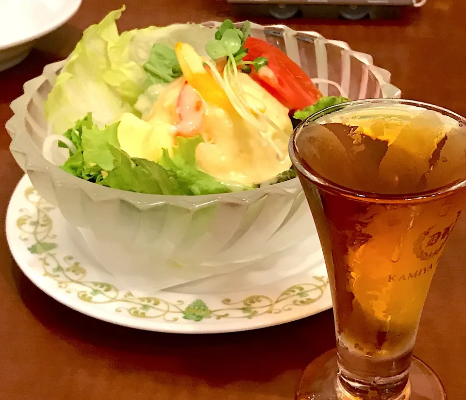 電気ブラン と ポテトサラダ|Osamu Iijimaさん