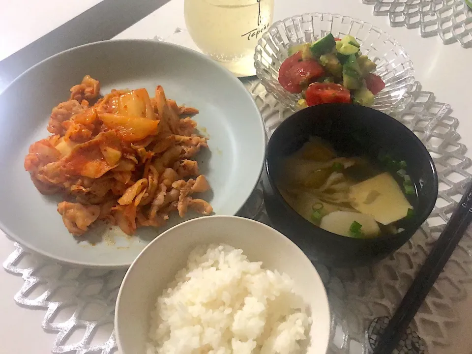 Snapdishの料理写真:豚キムチ|みぽさん