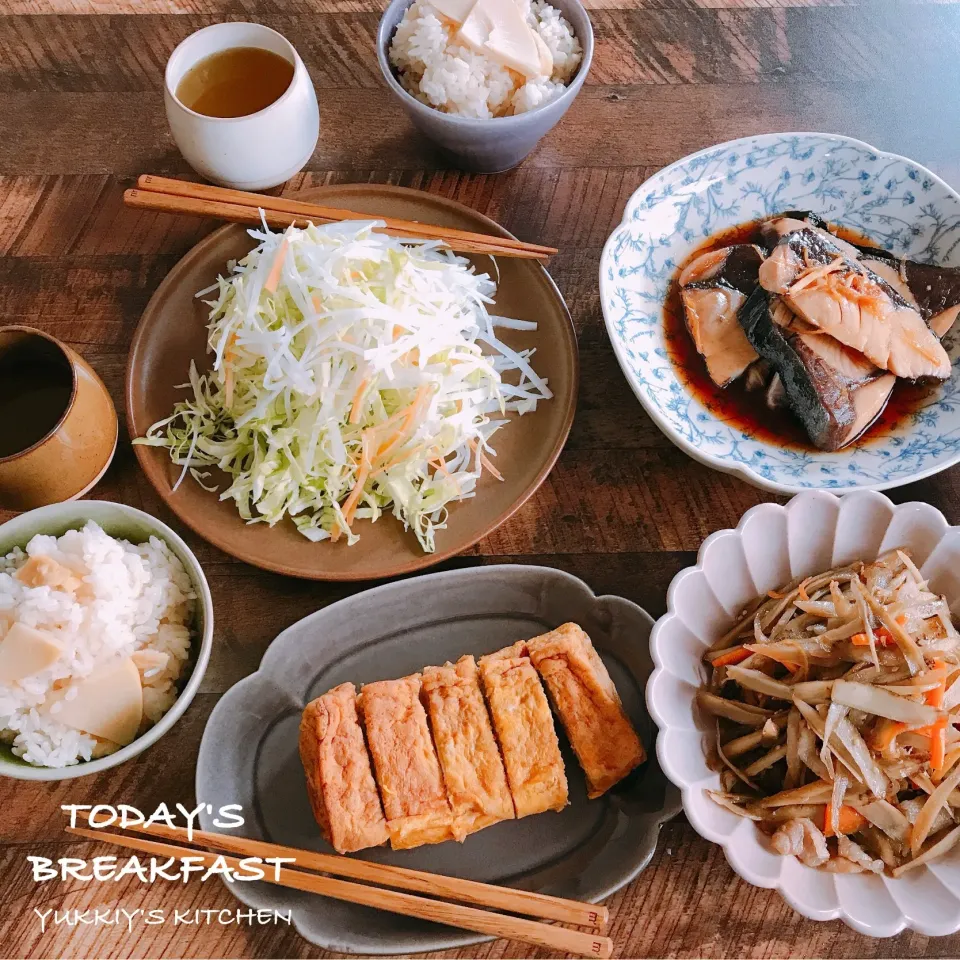 Snapdishの料理写真:和食な朝ごはん♡|ユッキーさん