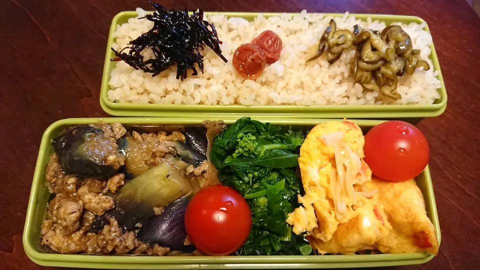 麻婆茄子弁当|りょーさん