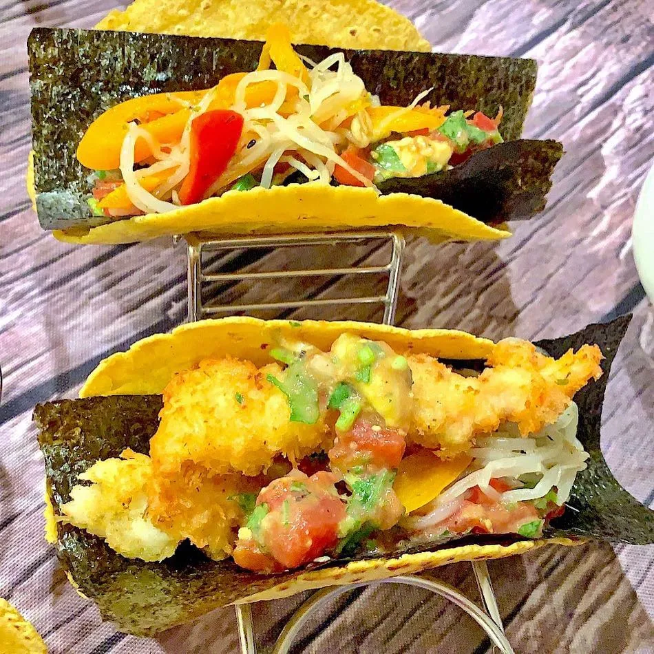 México style shrimp tempura Taco|twinwoodconnieさん