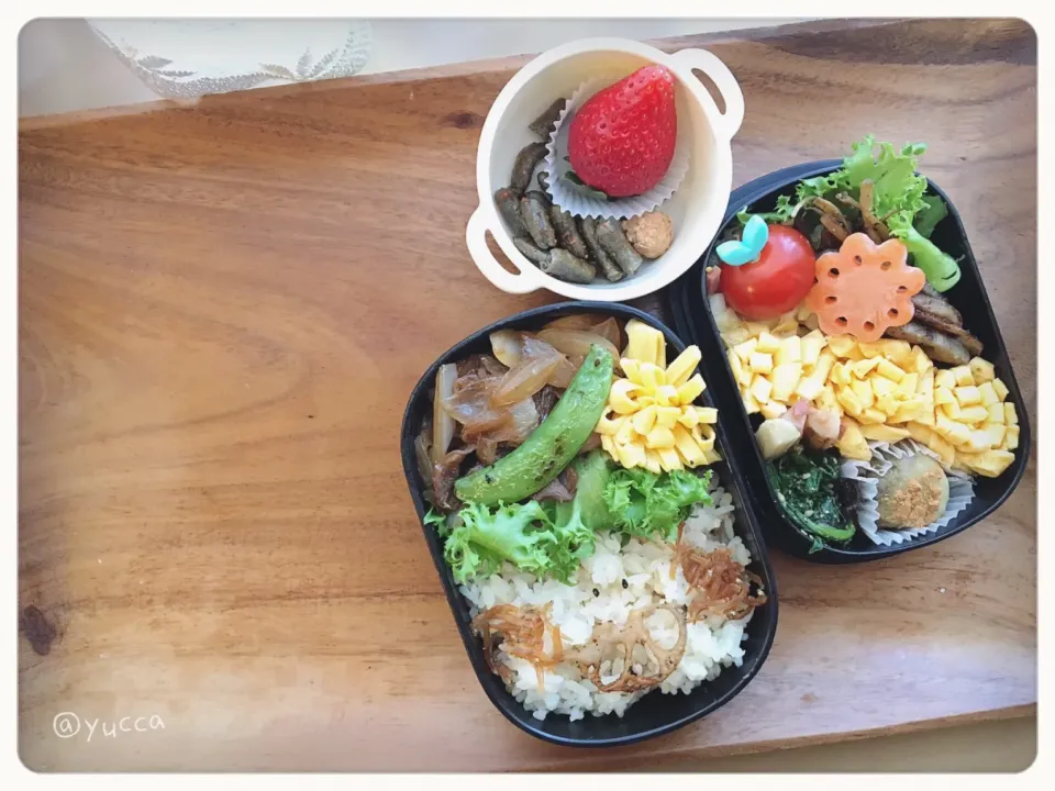 Snapdishの料理写真:JK弁当🌿2019.5.7(Tue.)|yucca@さん