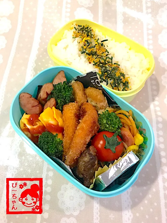 Snapdishの料理写真:次女☆高校生弁当😊332日目|☆ぴ〜ちゃん☆さん