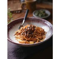 ワラビと銀杏のトマトチーズスパゲティ🍝