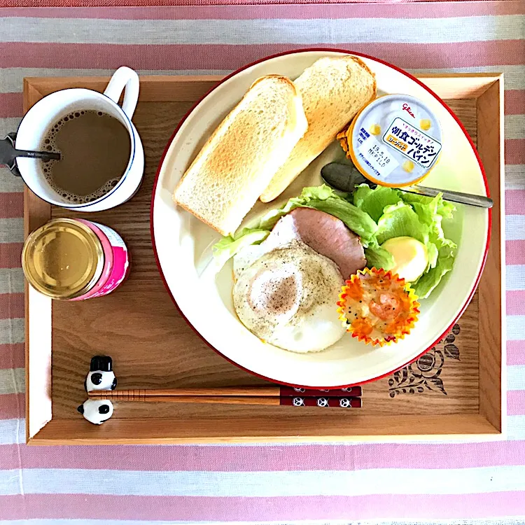 ぱんだまる。🐼🌸さんの料理 あさごぱん｡◕‿◕｡❤️|さくらさん