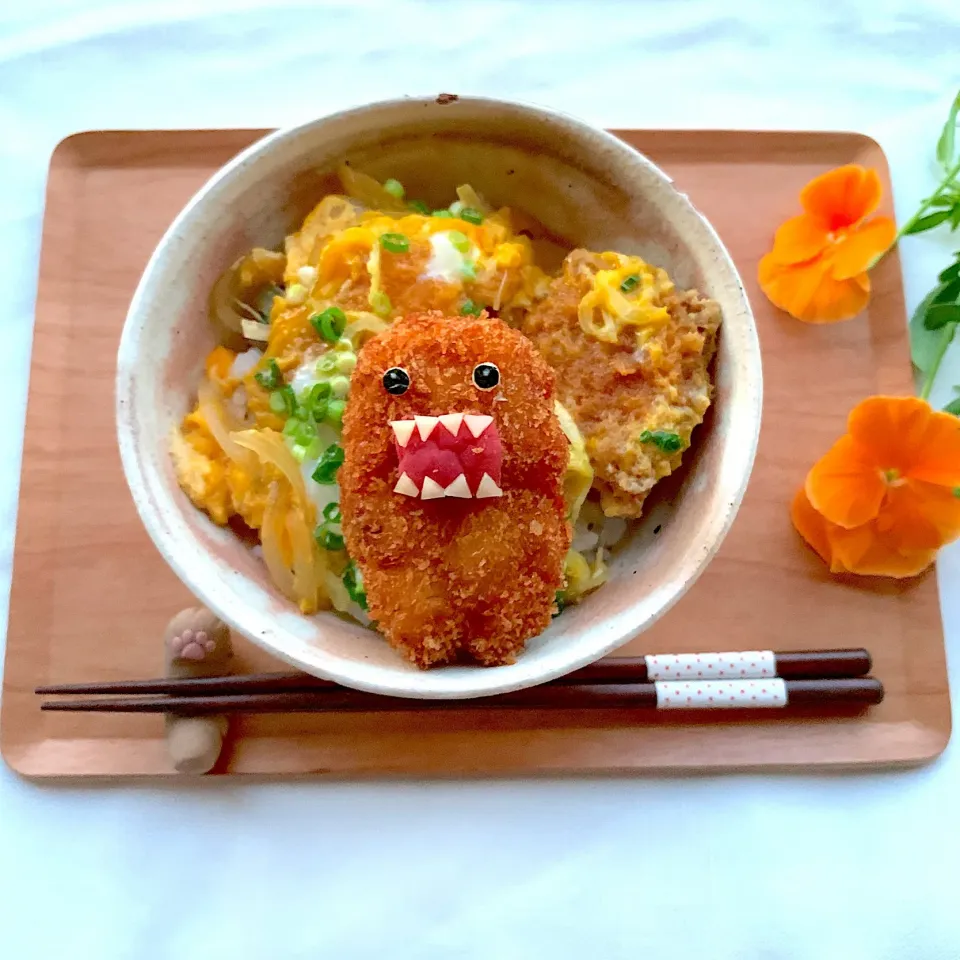 どーもくんのカツ丼|jarinkoさん