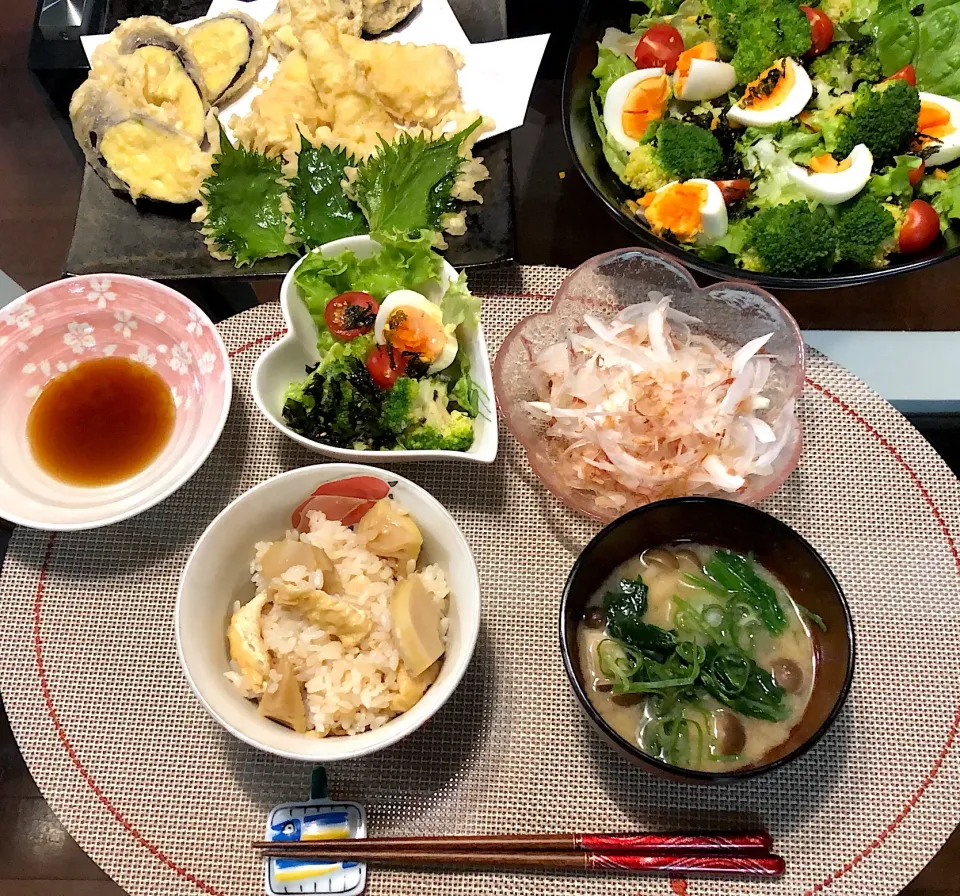 晩ご飯♪たけのこご飯|ぺこぽこさん