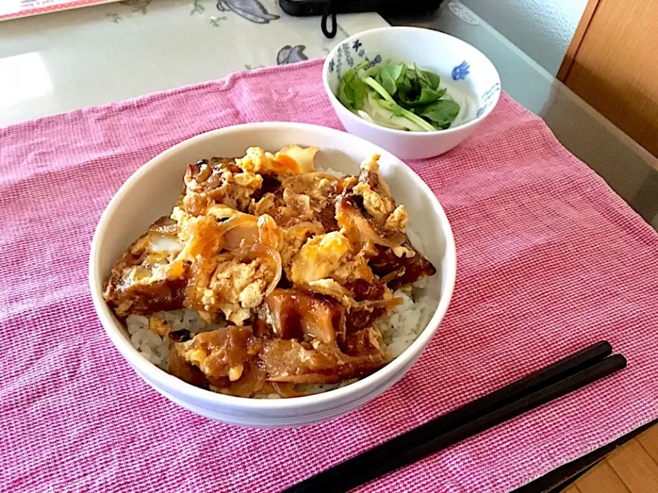 車麩の卵とじ丼|みよさん