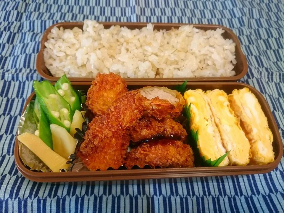 ☆今日のお弁当☆  パパのお弁当作り始めました。|hamamaさん