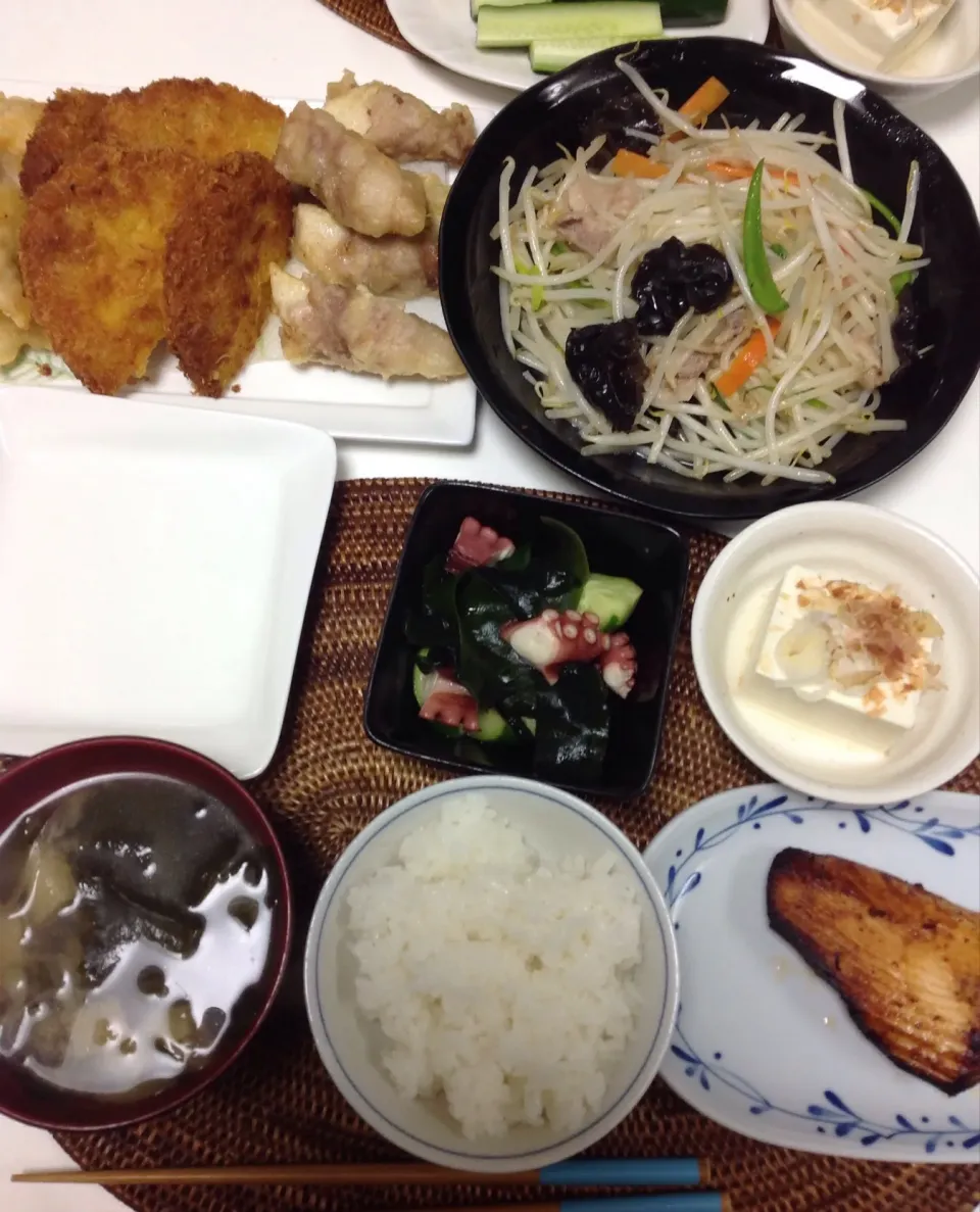 Snapdishの料理写真:晩ごはん|Sanままさん