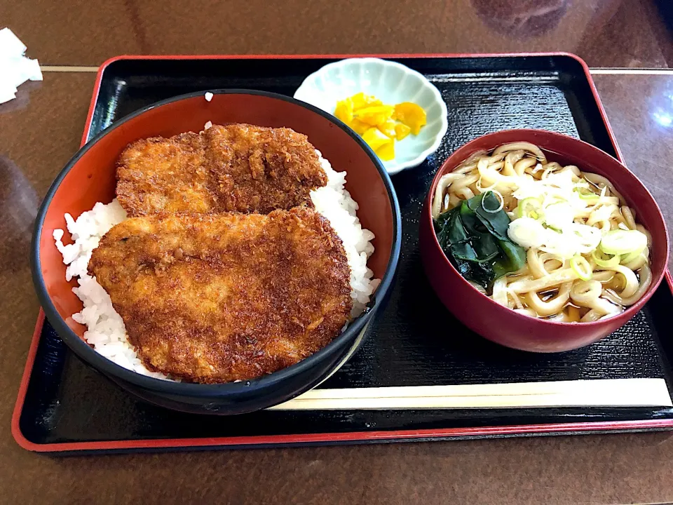 ソースかつ丼セット|しのぶさん