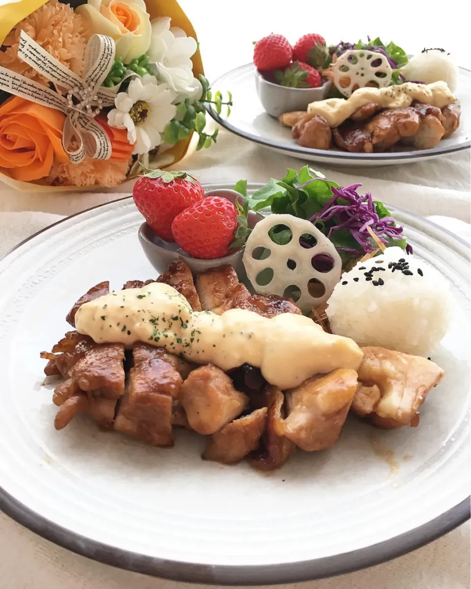 今日の夕食
照り焼きチキン|千景さん