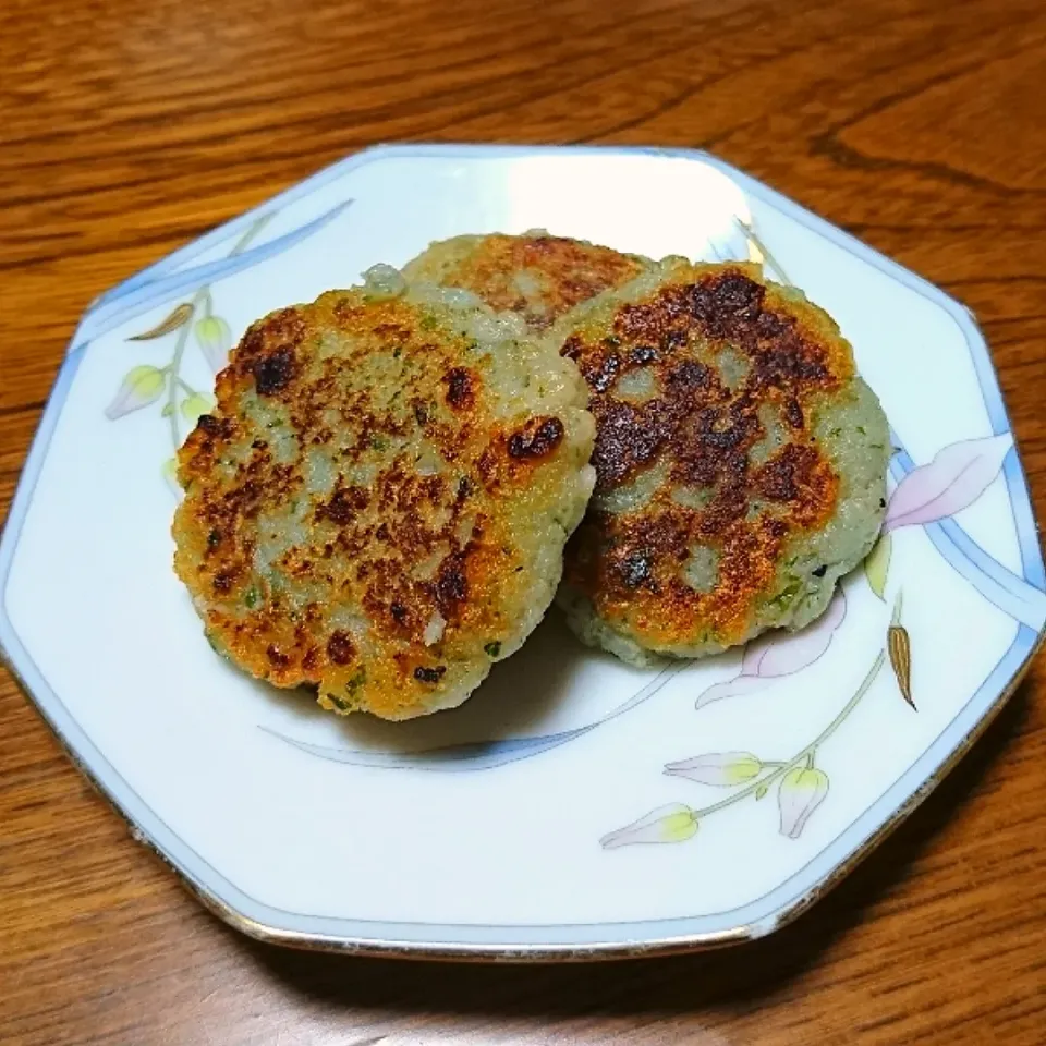 蓮根のあおさ焼き|こっぺぱんさん