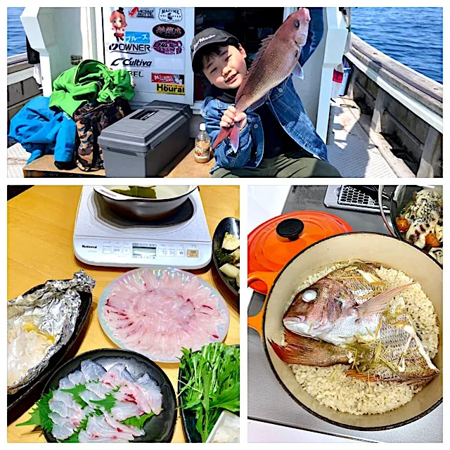 大漁の鯛で鯛料理🎣|ひとみさん