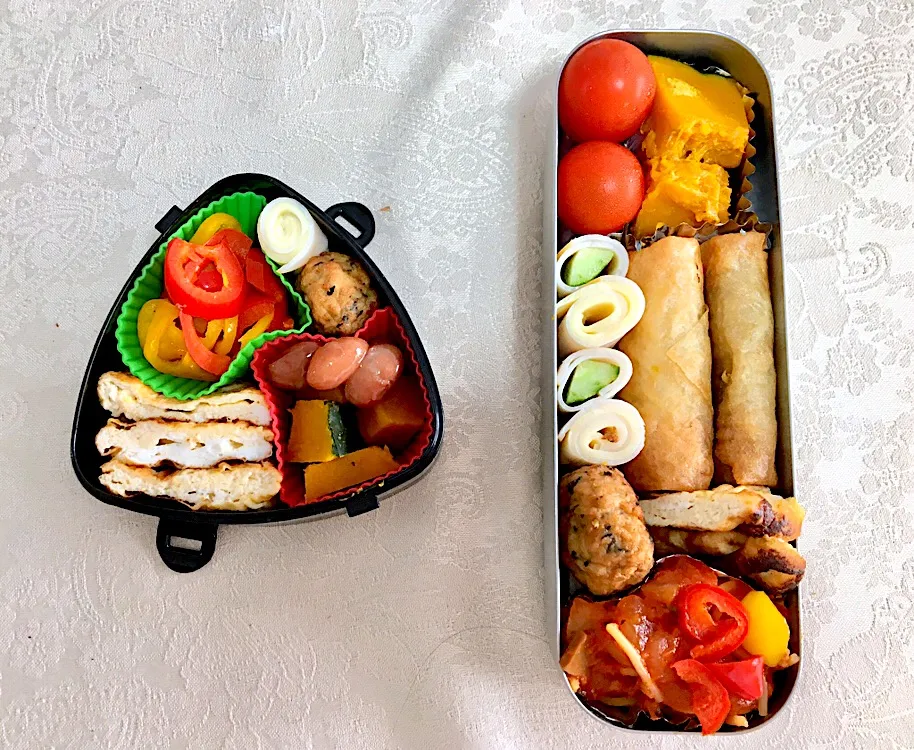 お弁当
 #お弁当  #お弁当記録  #父娘弁当  #お留守番ごはん|みーぬさん