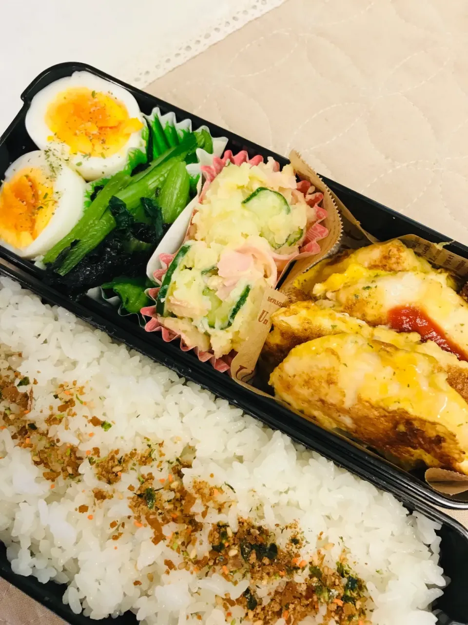 Snapdishの料理写真:高校生長男のお弁当🍱|だまさん