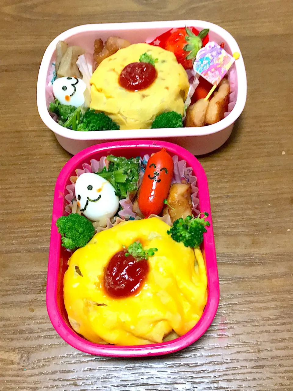 5月幼稚園お弁当🍙オムライス♥️|おにぎりさん