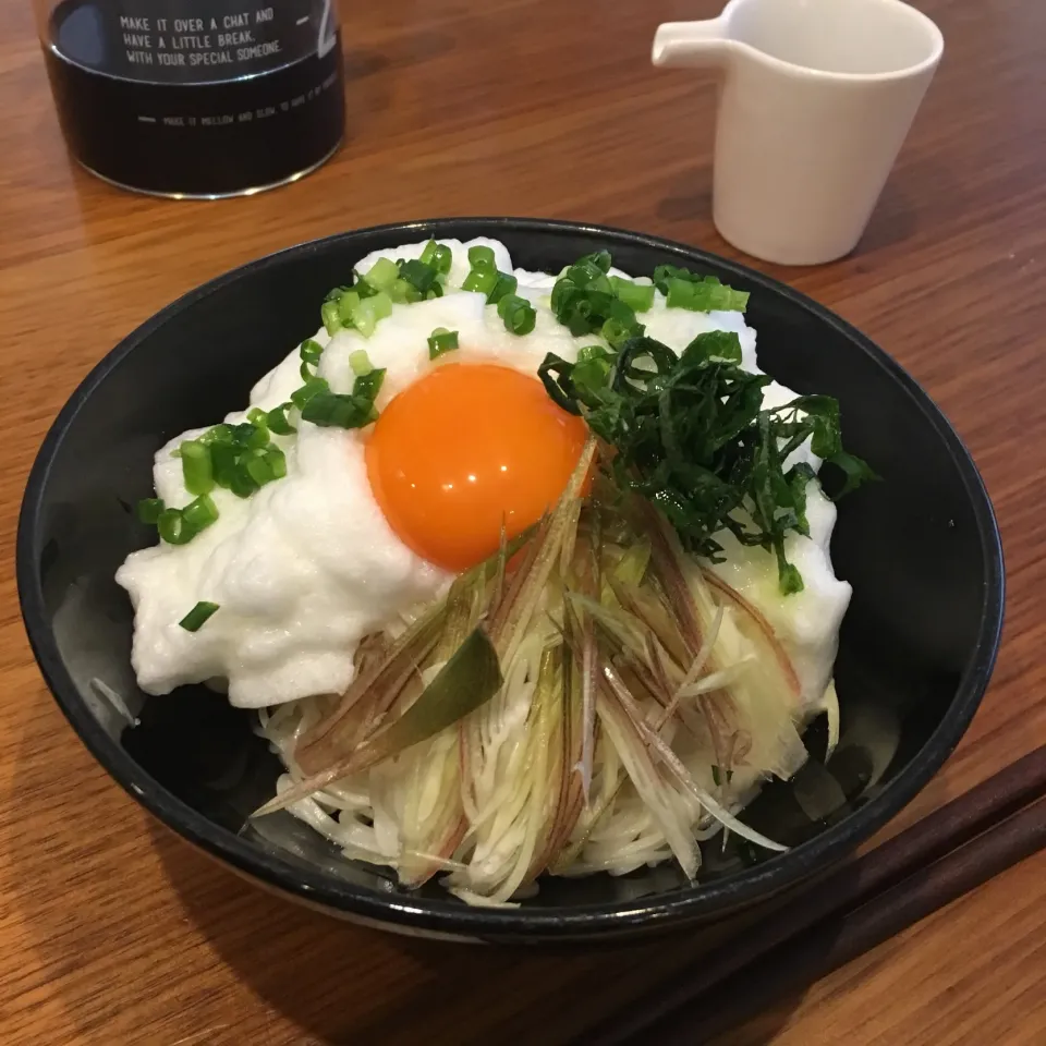 ふわふわ釜玉そうめん|くろあおさん