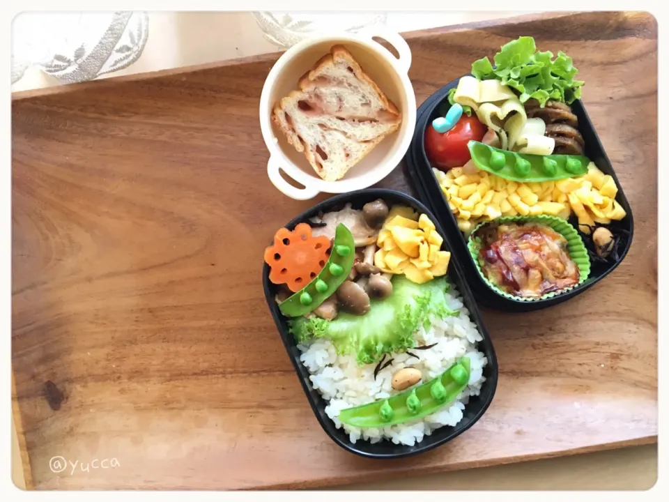 Snapdishの料理写真:JK弁当🌿2019.5.9(Thu.)|yucca@さん