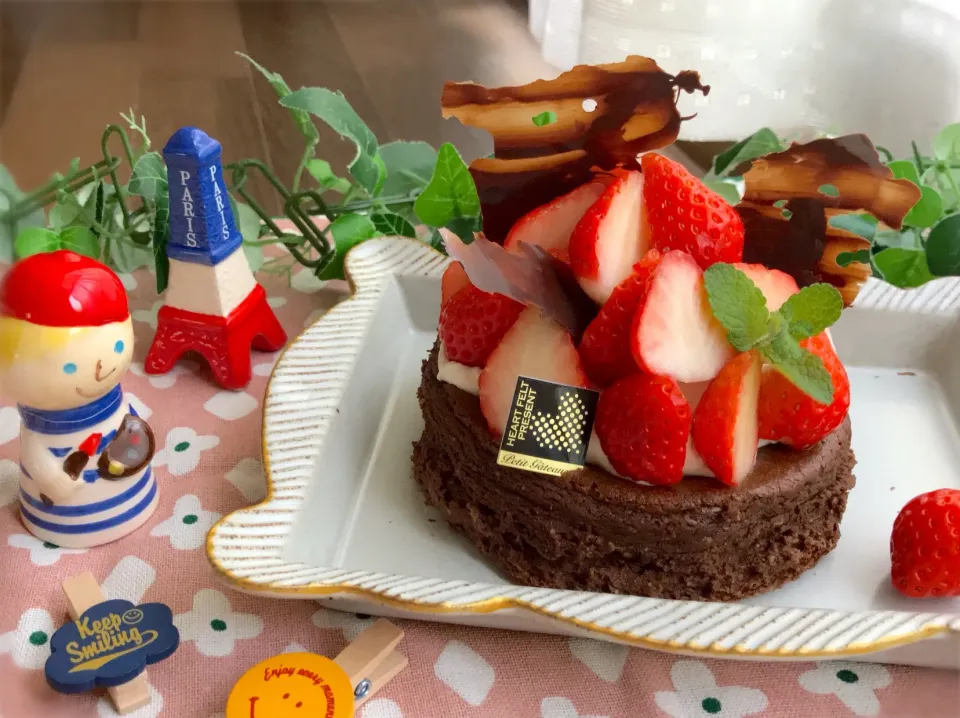 しっとり♪チョコレートチーズケーキ(●´ω｀●)|yu.uyさん