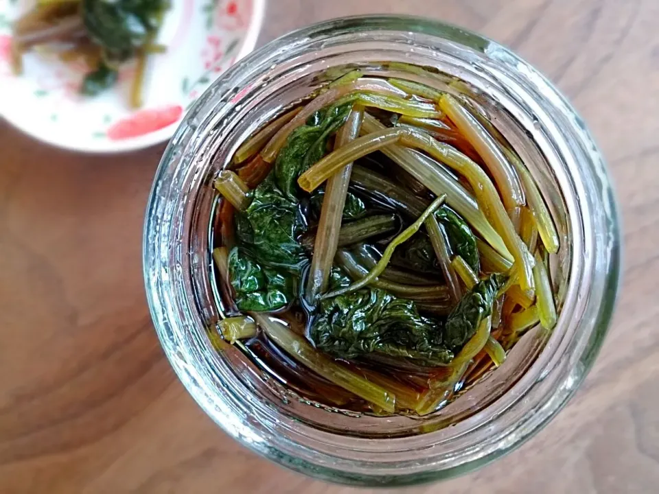 花わさびの醤油漬け|古尾谷りかこさん