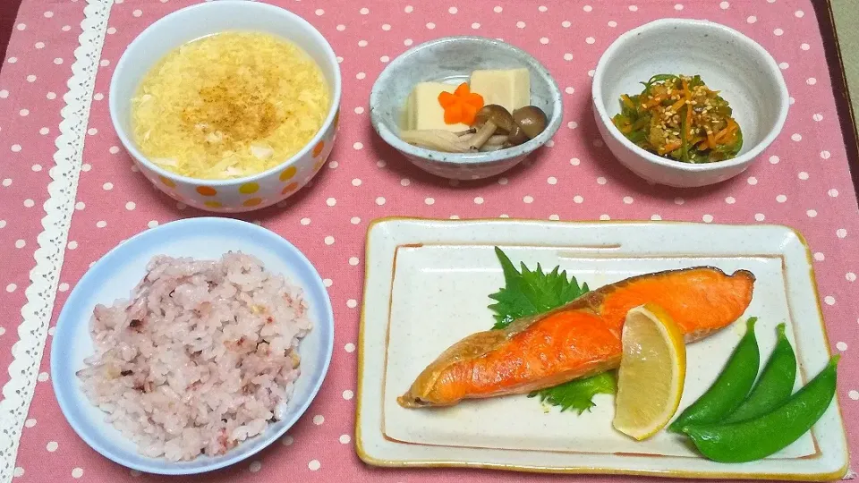 #鮭の塩焼き定食|ゆぴさん