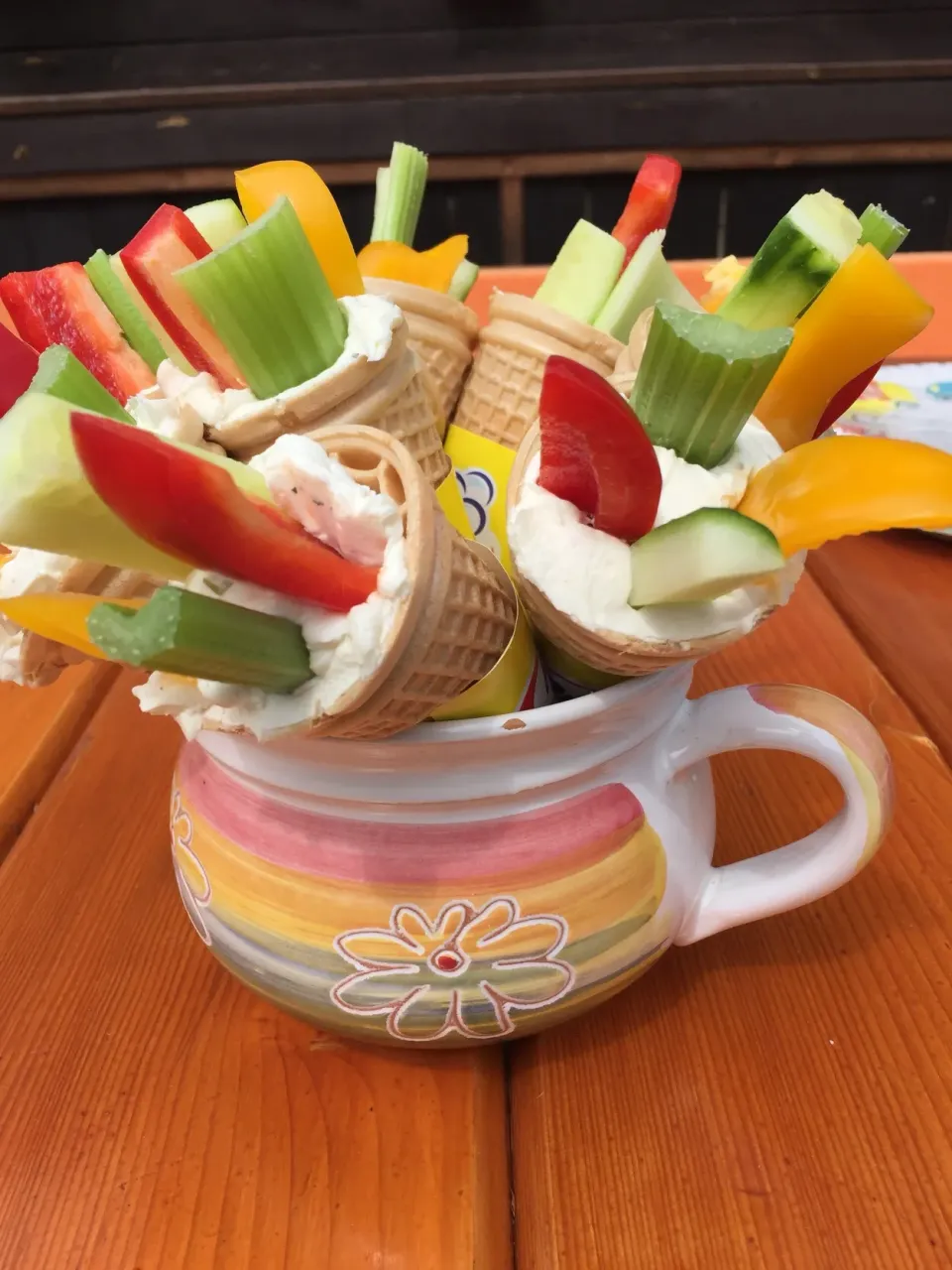 Veggie “ice cream” for kids party|LucieFoodさん