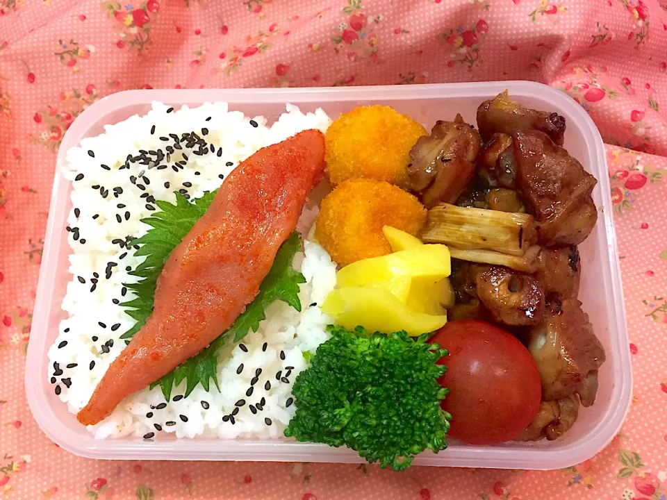 Snapdishの料理写真:2019年5月10日
旦那さんのお弁当🍱👨‍✈️👷🏻‍♂️👨‍🔧💪🏼🚊🥰💞❤️|Kodomo Cookingさん