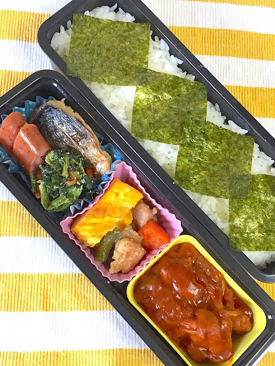 5/9☆旦那☆トマチキ弁当|ちーさん