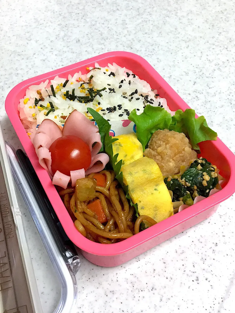 今日のお弁当 #女子高生のお弁当|料理嫌いなおかあさんさん