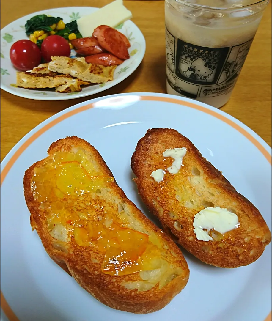 Snapdishの料理写真:令和元年5/10(金)朝食🎀|しまだ ちえこさん