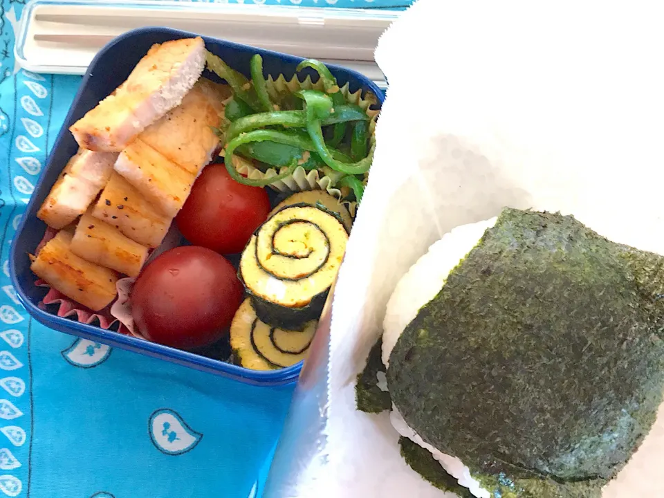 Snapdishの料理写真:20190510 サッカー部高体連 少食男子お弁当|りゅうささん