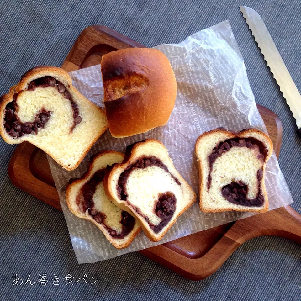 あん巻き食パン🍞|なだちいさん