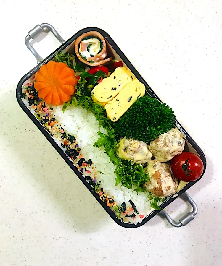 Snapdishの料理写真:高３娘 お弁当。記録。|Yukionさん