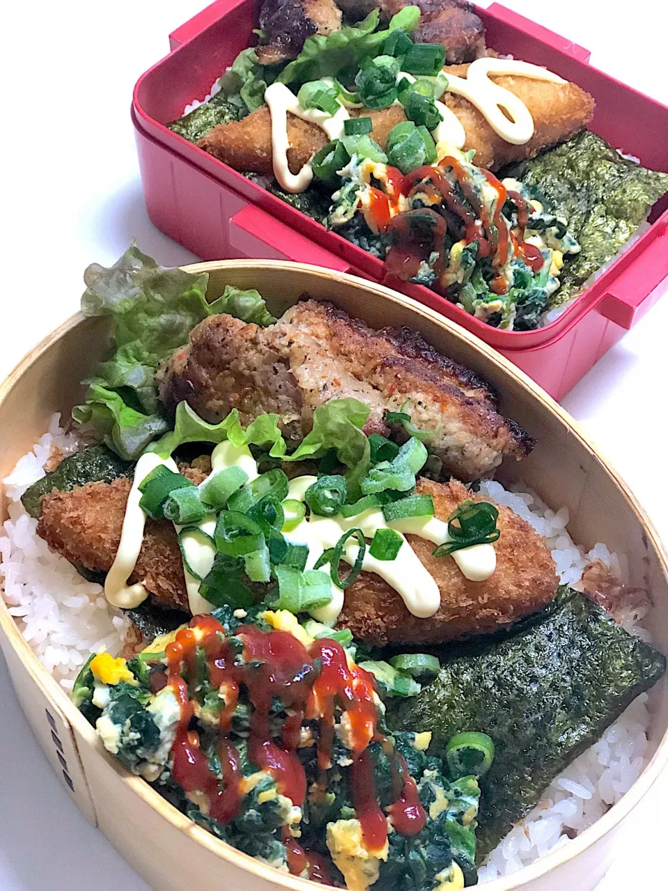 Snapdishの料理写真:今日はパパ&次女弁当🍱|三姉妹のママさん