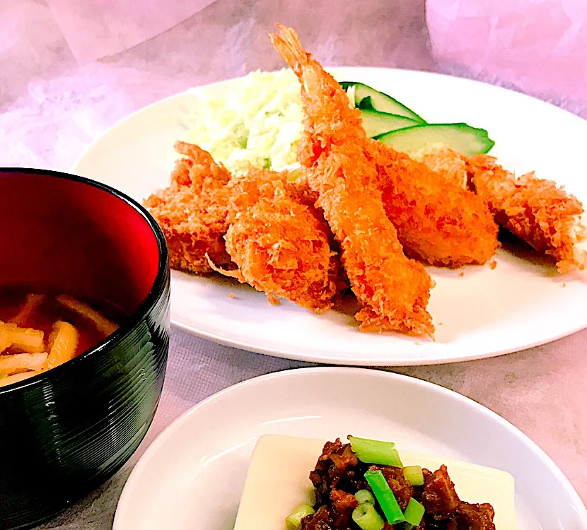 揚げ物だらけの晩ご飯|かっちゃん杉さん