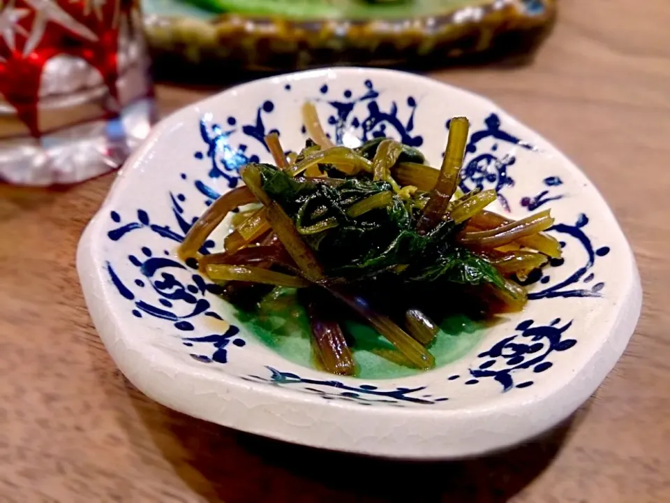 花わさびの醤油漬け|古尾谷りかこさん