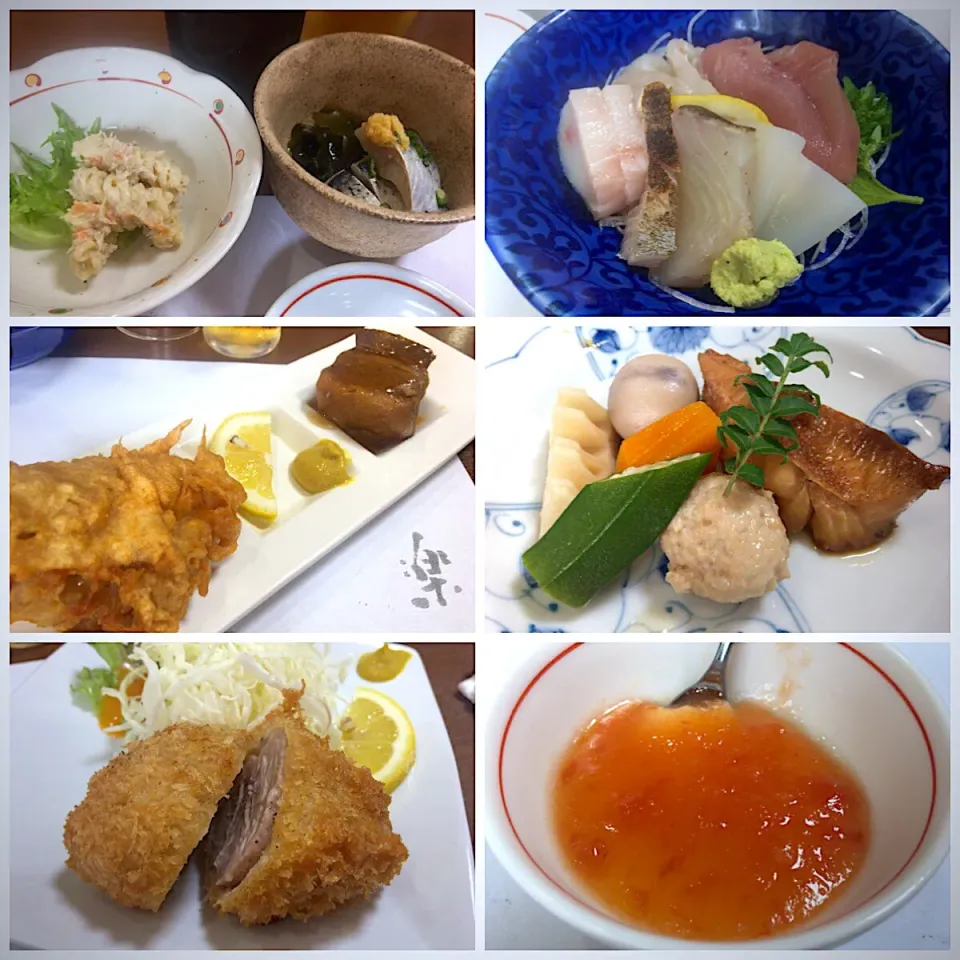 Snapdishの料理写真:親父の三回忌の法要料理...♪*ﾟ炊き込みご飯と味噌汁付き(･w･)|ひーちゃんさん