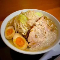 青梅街道大勝軒杉並 豚骨野菜ラーメン 味玉付き|afroさん