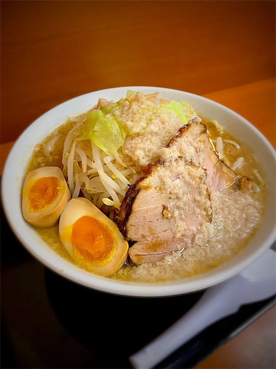 青梅街道大勝軒杉並 豚骨野菜ラーメン 味玉付き|afroさん