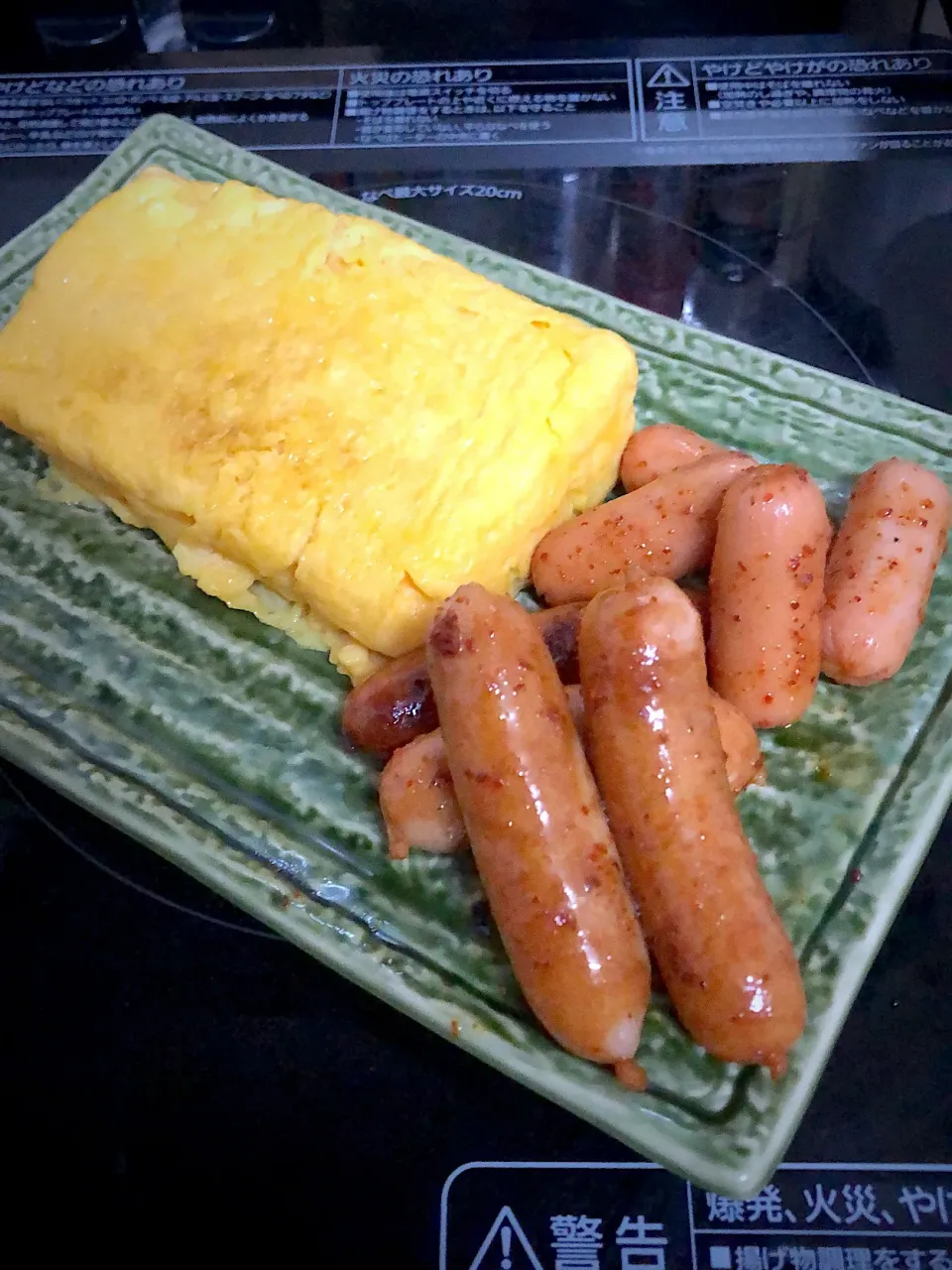 今日の晩御飯～ウィンナーとだし巻きたまご焼き|もみふうさん