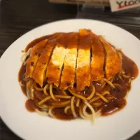 Snapdishの料理写真:あんかけぱすた（ピカタ）|ななこさん