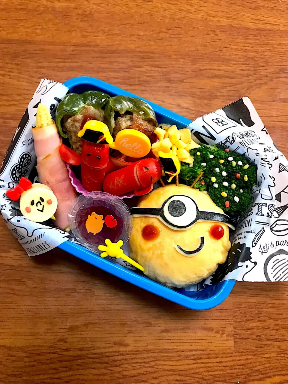 Snapdishの料理写真:ミニオン弁当♡|かなさん