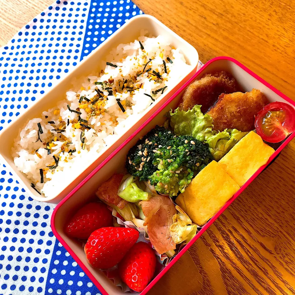 JK ヒレカツ弁当
 #ひれかつ 
#たまごやき|MIKIさん