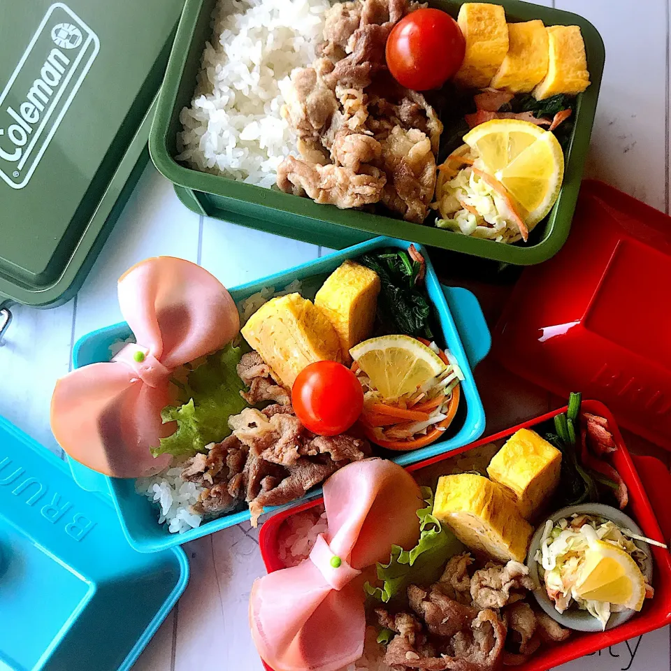 #旦那弁当 #姉妹弁当 #娘弁当#ブルーノランチボックス|mnkさん